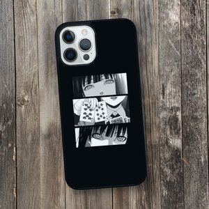 Yumeko Kakegurui 10 of Hearts And Diamonds Bnw Minimalist Anime iPhone Case